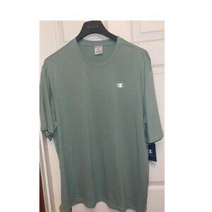 Champion Men’s T‑Shirt XXL Green Logo Athletic Casual Top NWT - A129